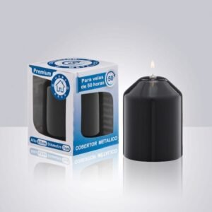 Cobertor metálico para velas