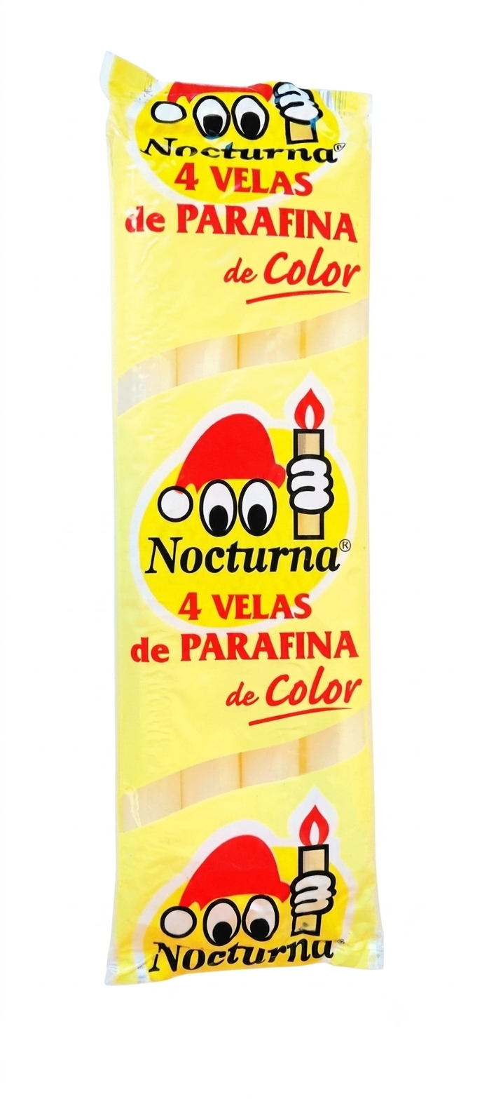 Caja de 30 paquetes de Velas de Parafina x4 unidades